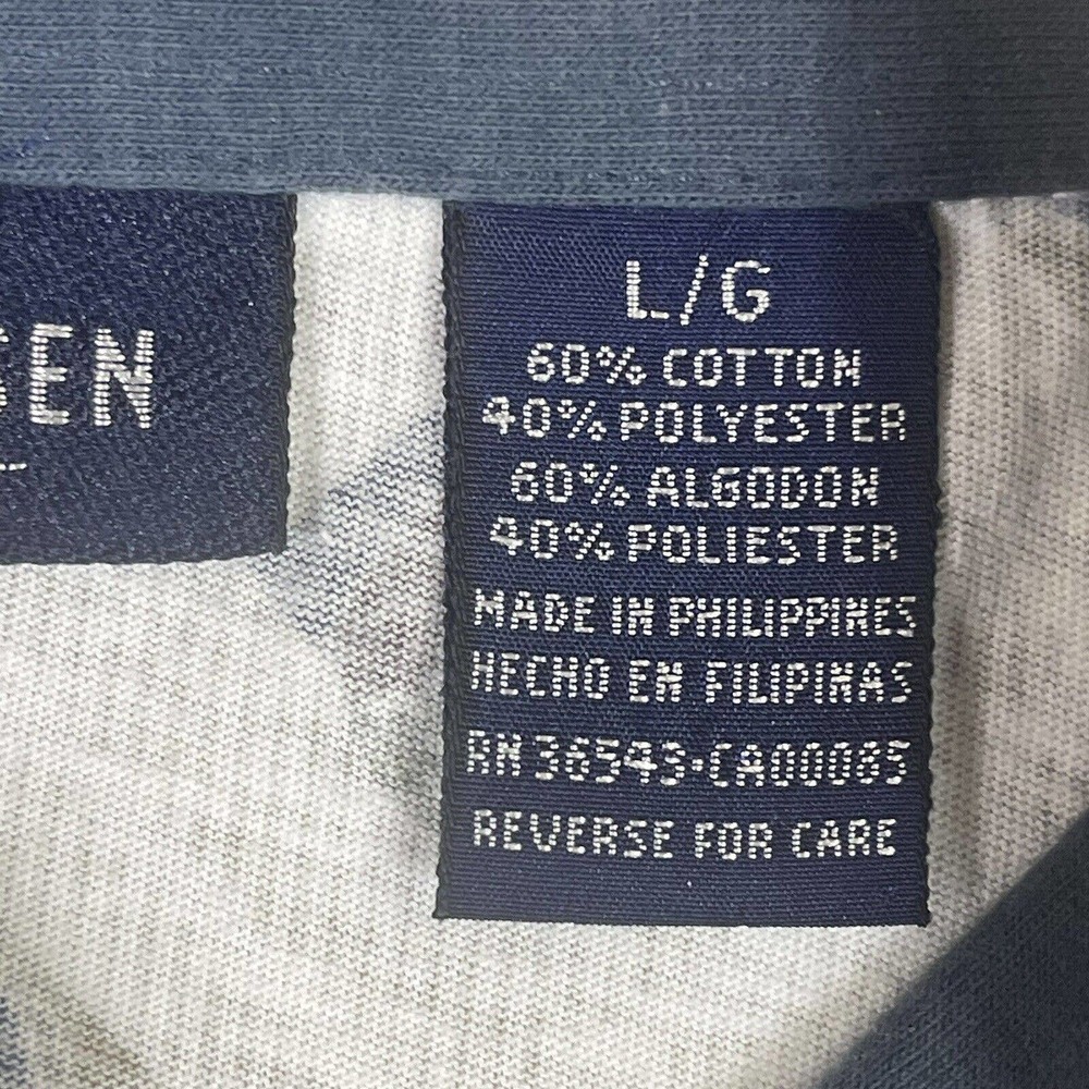 Van Heusen‎ Mens L Polo Golf Shirt Multicolor Golf Print - Picture 7 of 9